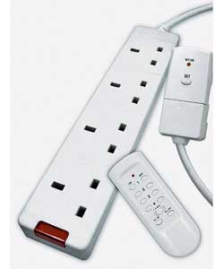Child resistant sockets.1m cable length.13 amp.Neon power indicators.Manufacturers 2 year guarantee.