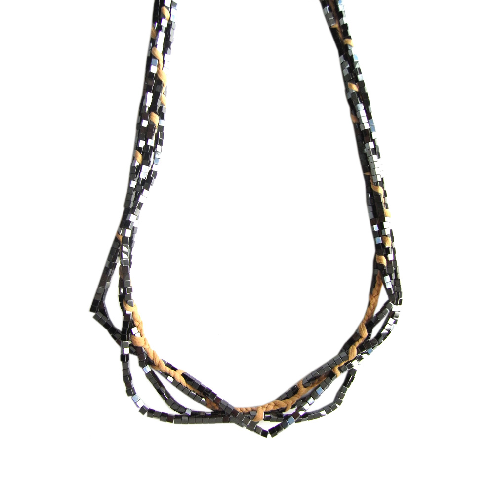 Unbranded 4-Strand Plaited Necklace