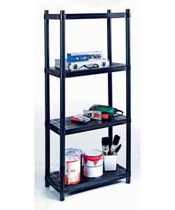Holds up to 25kg per shelf or 100kg evenly distributed.Ideal for all around the home tidy up storage