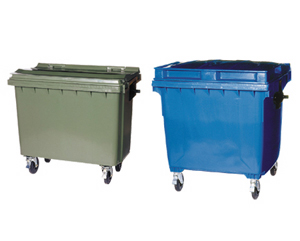 4 wheel trade bin