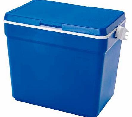 Keep your picnic essentials cool and fresh with this 40 litre cool box. With a handle for comfortable carrying. its ideal for days out. 40 litre capacity. Size: H43. W32. D48cm.