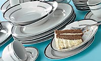 40-Piece Banded Dinner Set