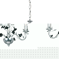 Unbranded 4061 3SIL - 3 Light Antique Silver Hanging Light