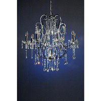 Unbranded 4075 8 1H CH - Chrome Chandelier