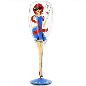 Unbranded 40th Birthday Giant Tallulah Chic Champagne Glass