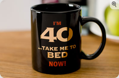40th Birthday Mug