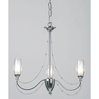 Unbranded 410 3CH - 3 Light Polished Chrome Hanging Light