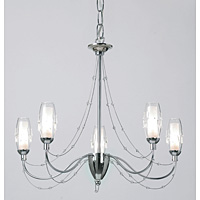 Unbranded 410 5CH - 5 Light Polished Chrome Hanging Light