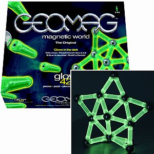 42 Piece Glow in the dark Geomag