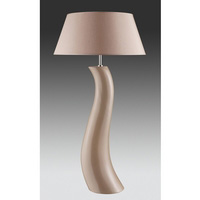 Unbranded 4266TA - Taupe Ceramic Table Lamp Pair