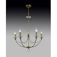 Unbranded 4295 5AB - 5 Light Antique Brass Hanging Light