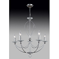 Unbranded 4295 5CC - 5 Light Polished Chrome Hanging Light