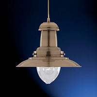 Unbranded 4301AB - Large Antique Brass Pendant Light