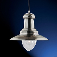 Unbranded 4301SS - Large Satin Silver Pendant Light