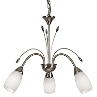 Unbranded 4316 3AC - 3 Light Satin Chrome Hanging Light