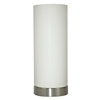 Unbranded 432 1541SP - Silver and Glass Table Lamp