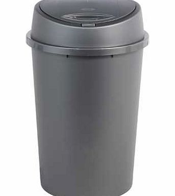 Unbranded 45 Litre Touch Top Kitchen Bin - Silver