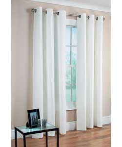 46 x 90 Lima Ring Top Curtain - White