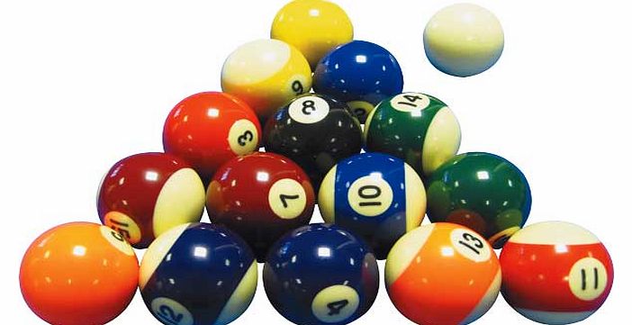 Unbranded 48mm Pool Balls Set