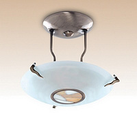 Unbranded 49056AM - Glass Semi Flush Light