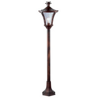 Unbranded 4927BR - Small Rustic Brown Post Light