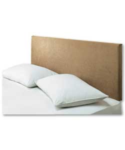 4ft 6in Upholstered Faux Suede Headboard
