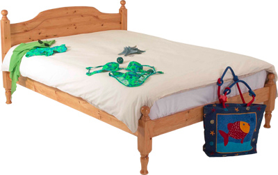 4Ft Hilton Pine Bed
