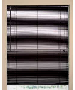 Unbranded 4ft Wooden Venetian Blind - Black