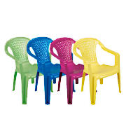 Unbranded 4pkAssorted Kiddie Plastic Chair