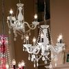 Unbranded 5 Light Frosted Chandelier