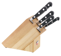5-piece P.Sabatier Knife Block Set - Save over 50% and get a free sharpening steel worth