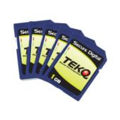 5 SD Card Bundle: 5 X 1GB TEKQ High Speed SD (Secure Digital) Card