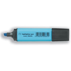 5 Star Highlighters Chisel Tip 1-4mm Blue Ref
