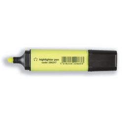 5 Star Highlighters Chisel Tip 1-4mm Yellow Ref