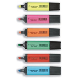 5 Star Highlighters Pen Pack 6