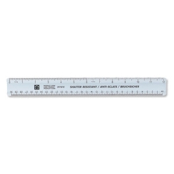 5 Star Shatter Resistant Ruler 300mm