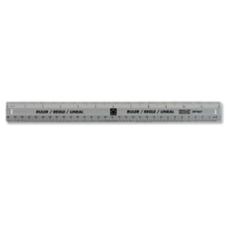 5 Star Shatter-resistant Ruler 30mm Clear