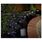 Unbranded 50 Berry Blue LED Solar Line Light