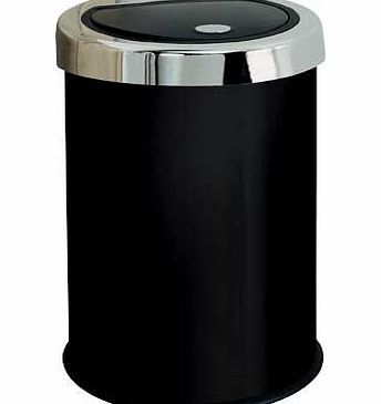 Unbranded 50 Litre Touch Top Kitchen Bin - Black