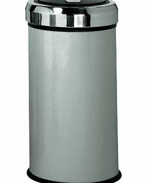 Unbranded 50 Litre Touch Top Kitchen Bin - Silver