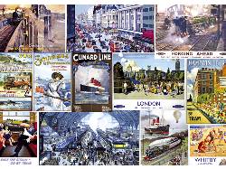 Classic transport posters. Measures 19`` x 27``