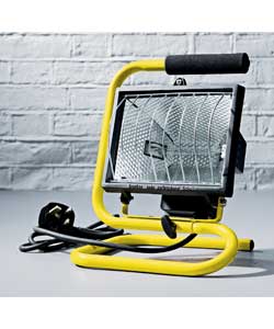 Die cast aluminium material.Black floodlight/ yellow frame.Power coated finish.Suitable for both ind