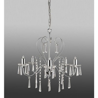 Unbranded 5015 5CC - Chrome and Crystal Hanging Light