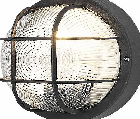Unbranded 50165 LED Bulkhead Wall Light Black 60W 50165