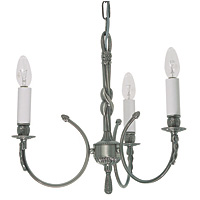 Unbranded 502 3AS - 3 Light Antique Silver Hanging Light