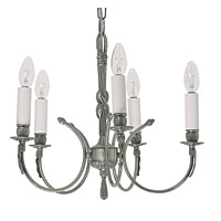 Unbranded 502 5AS - 5 Light Antique Silver Hanging Light