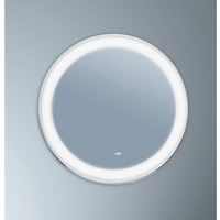 Unique circular bathroom mirror fitted with a sensor switch no need to touch the glass pass hand in 