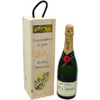 50th Wedding Anniversary Cask and Champagne