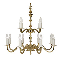 Unbranded 510 84 - 12 Light Polished Brass Hanging Light