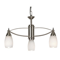 Unbranded 5125 3AC - 3 Light Satin Chrome Hanging Light